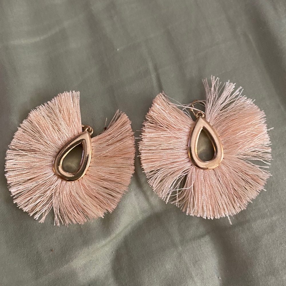 Rose gold earrings